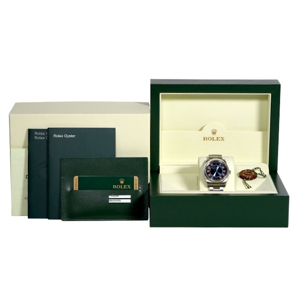 美品】【中古】ROLEX ロレックス エアキング 114234 (ブルーアラビア