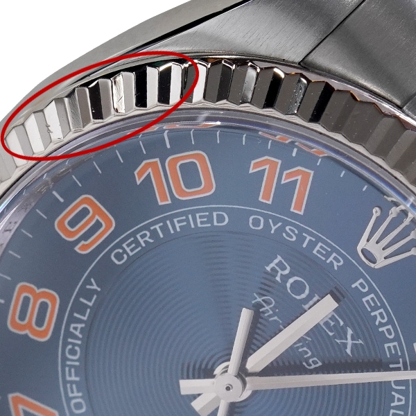 美品】【中古】ROLEX ロレックス エアキング 114234 (ブルーアラビア