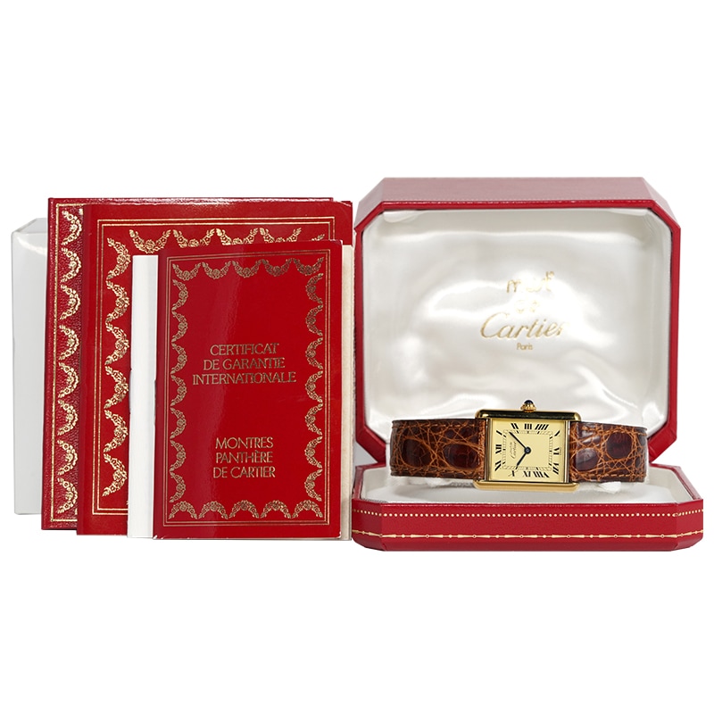 2026年8月電池交換済み】【美品】【中古】Cartier カルティエ マスト