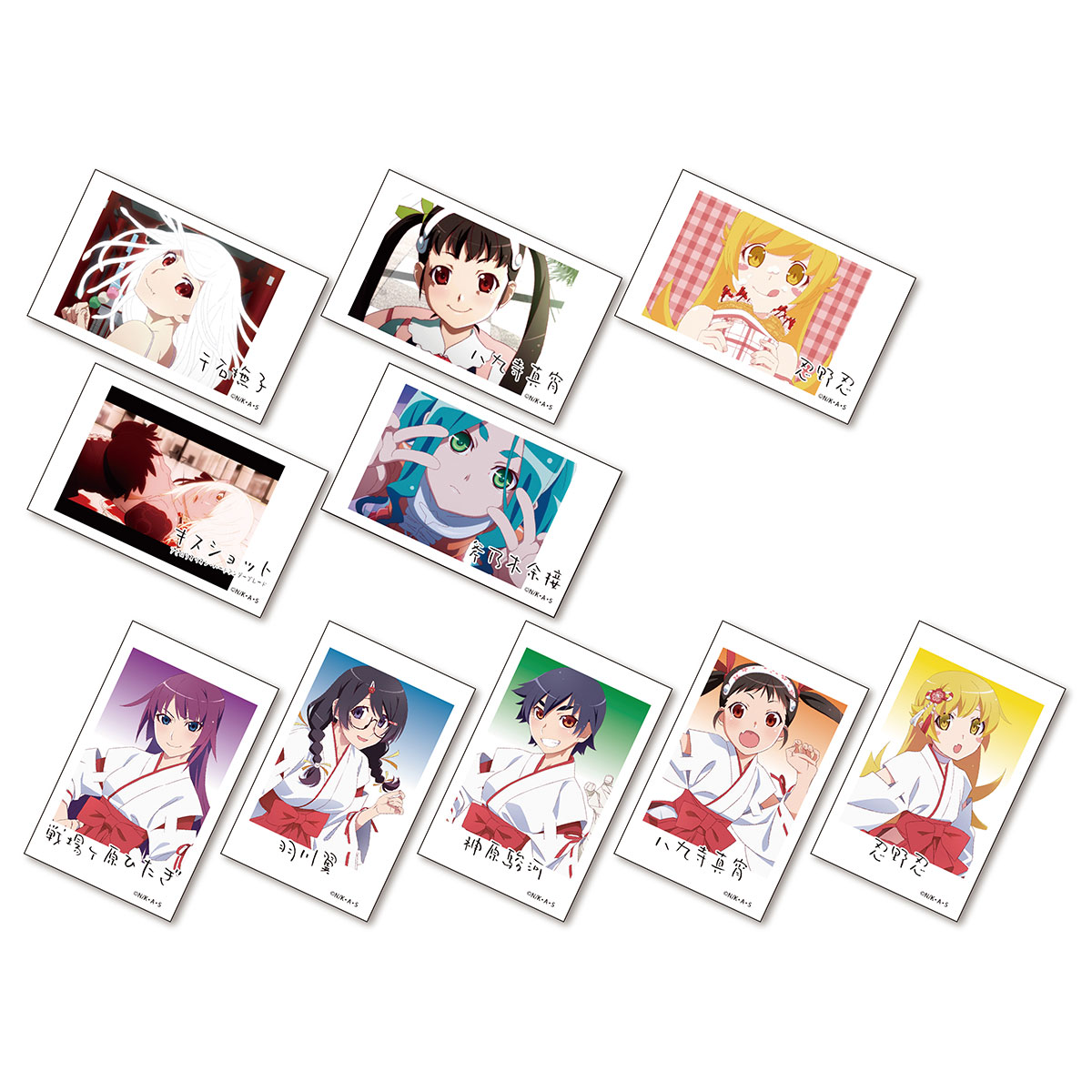 BellFine ベルファイン トレーディング　フォト風カード  BOX / 物語シリーズ