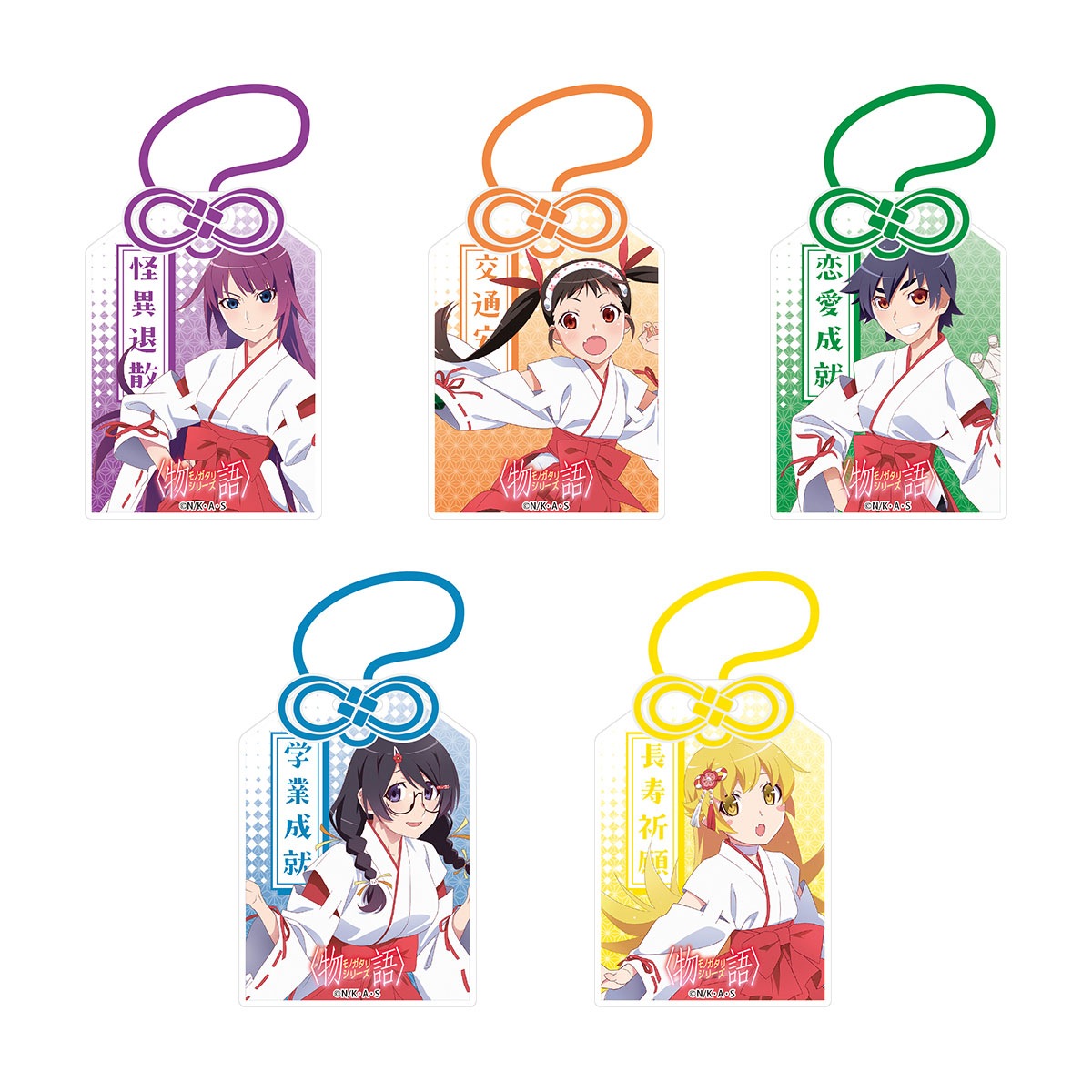 BellFine ベルファイン お守りアクリルストラップ / 物語シリーズ