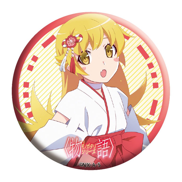 BellFine ベルファイン トレーディング　缶バッジ  BOX / 物語シリーズ