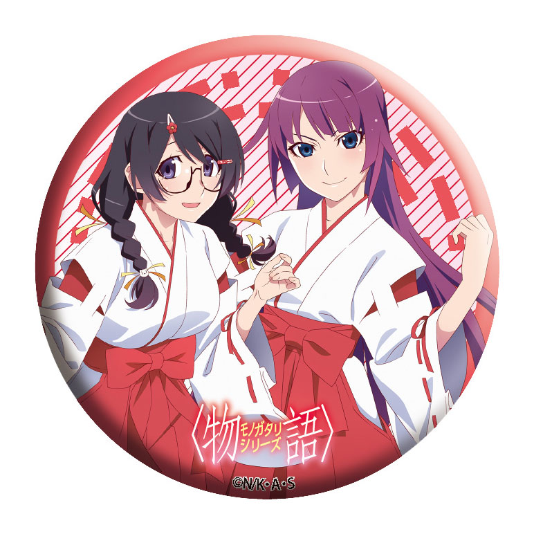 BellFine ベルファイン トレーディング　缶バッジ  BOX / 物語シリーズ