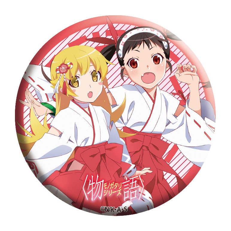 BellFine ベルファイン トレーディング　缶バッジ  BOX / 物語シリーズ