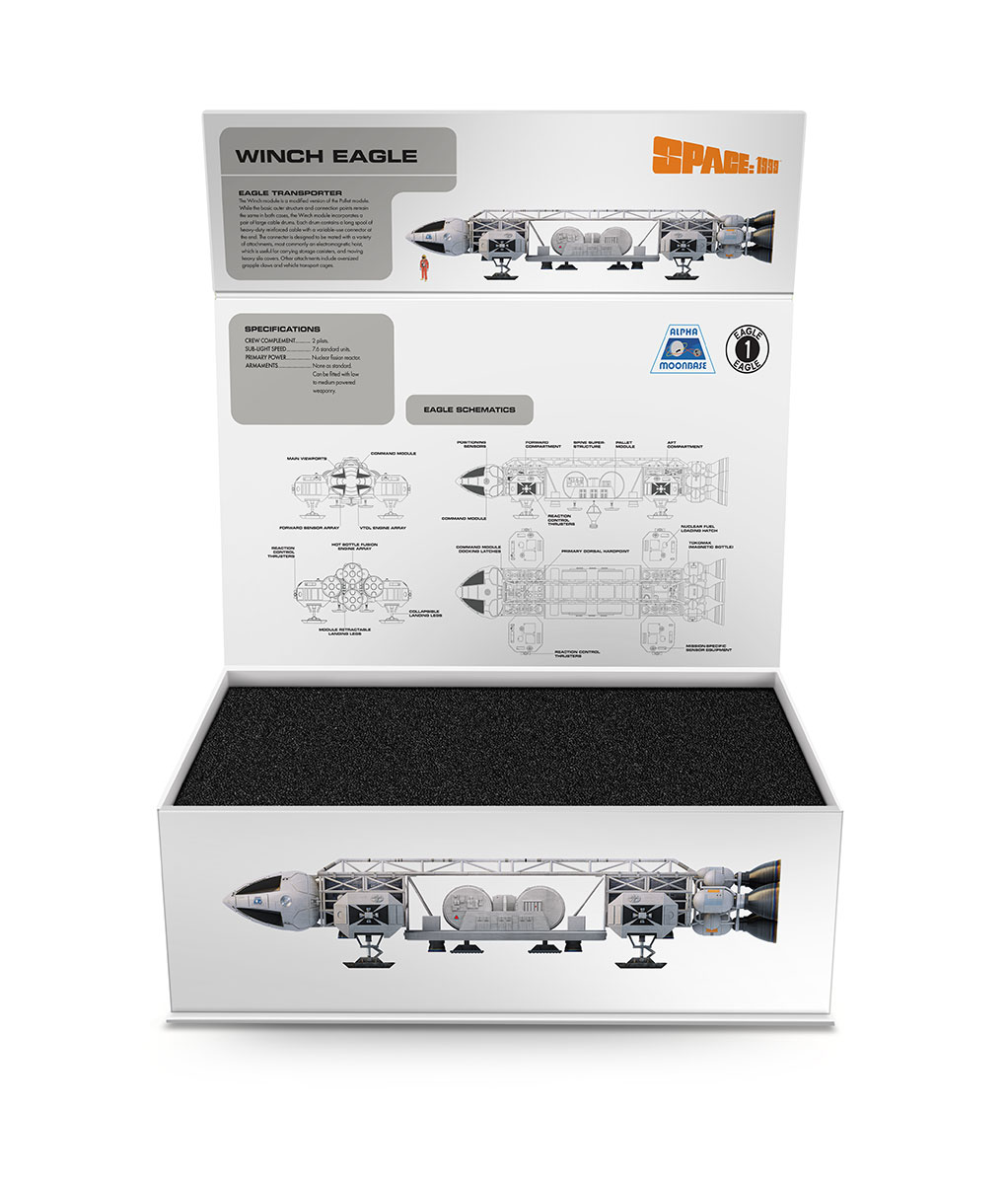 BellFine ベルファイン イーグルトランスポーター 貨物ポッド装備形態 塗装済み完成品 ダイキャストモデル