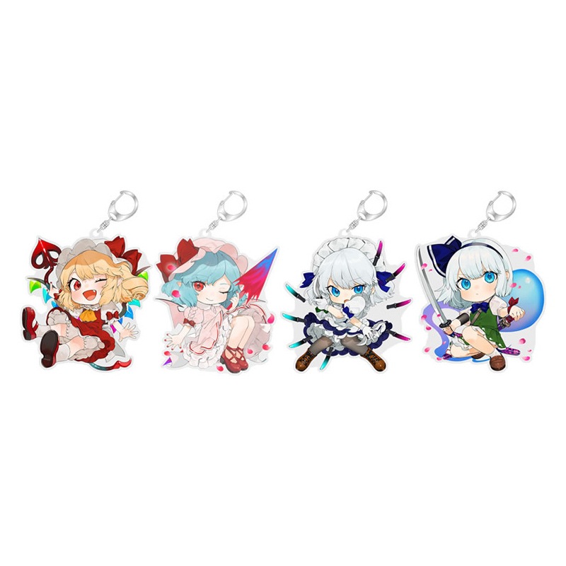 東方Project アクリルキーホルダー 20個セット キャラクターグッズ｜ちゃいキャラ アクリルキーホルダー 第2弾｜東方