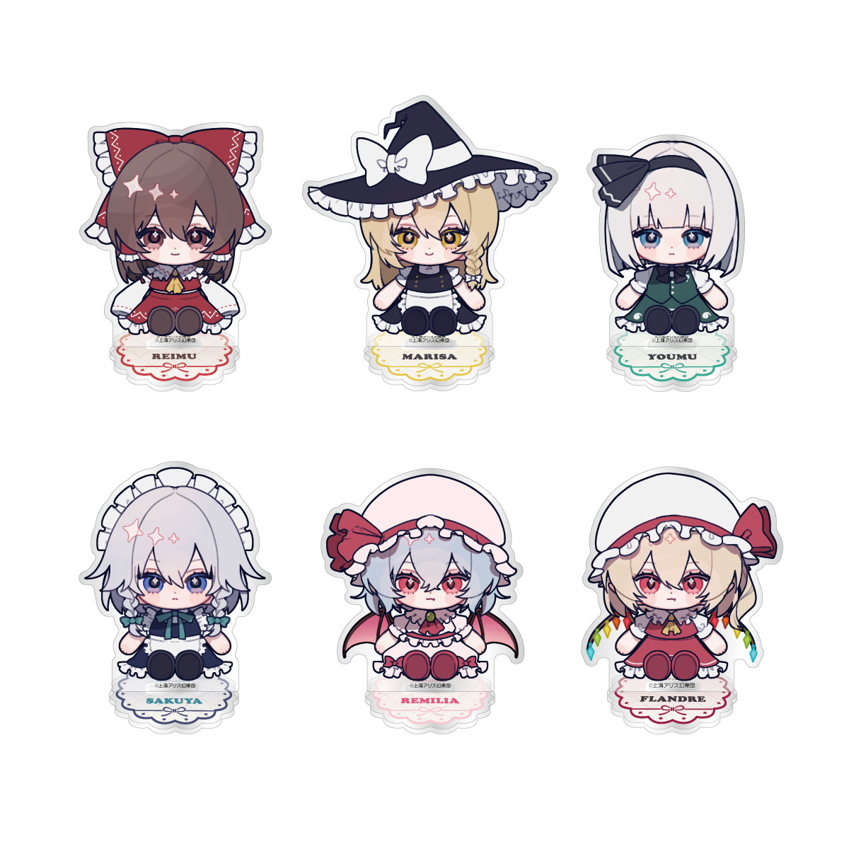 BellFine ベルファイン ちゃいキャラぷろじぇくと アクリルスタンド / 東方Projectシリーズ