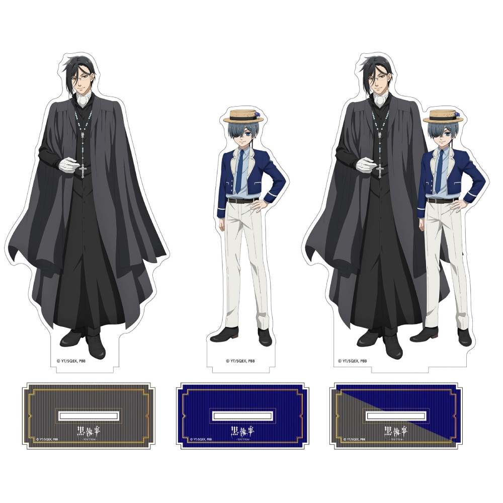 黒執事　寄宿学校編　名場面しおり　アクリルスタンド　缶バッジ キャラクターグッズ｜アクリルスタンド｜ アニメ『黒執事 -寄宿学校編-』