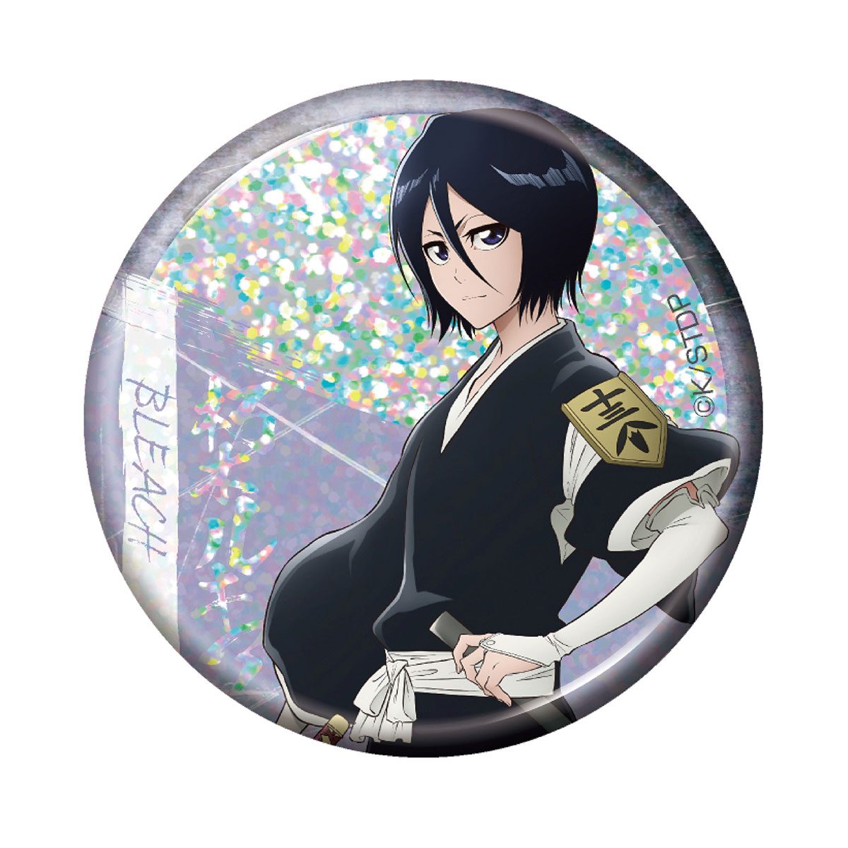 ＊BLEACH 缶バッジ 番傘 朽木ルキア キャラクターグッズ｜トレーディング ホログラム缶バッジ 朽木ルキア