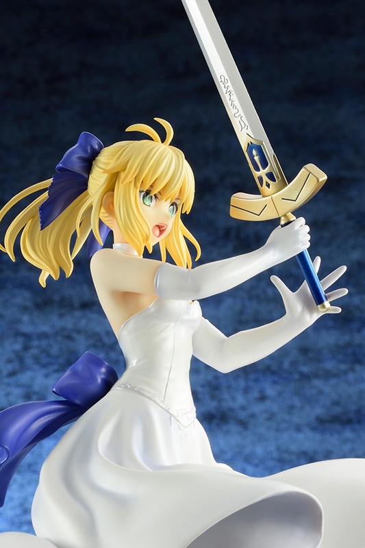 Fate/stay night [Unlimited Blade Works] セイバー 白ドレスVer. 1/8スケール PVC製 塗装済み 完成品 フィギュア 2zzhgl6 塗装済み完成品 1/8 Fate/stay night [Unlimited Blade Works