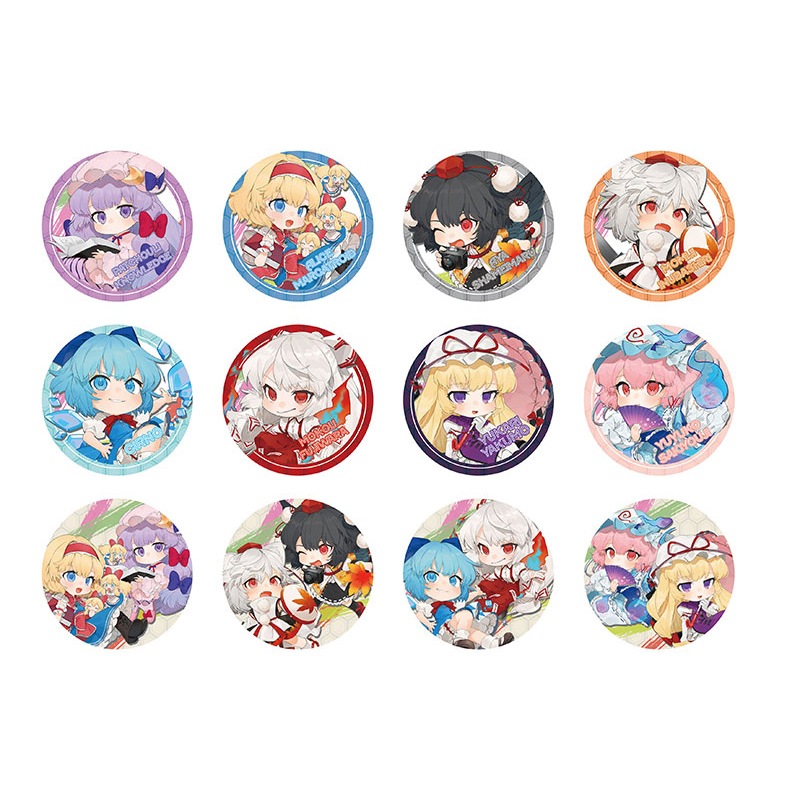 BellFine ベルファイン ちゃいキャラ トレーディング缶バッジ Vol.2 / 東方Project シリーズ