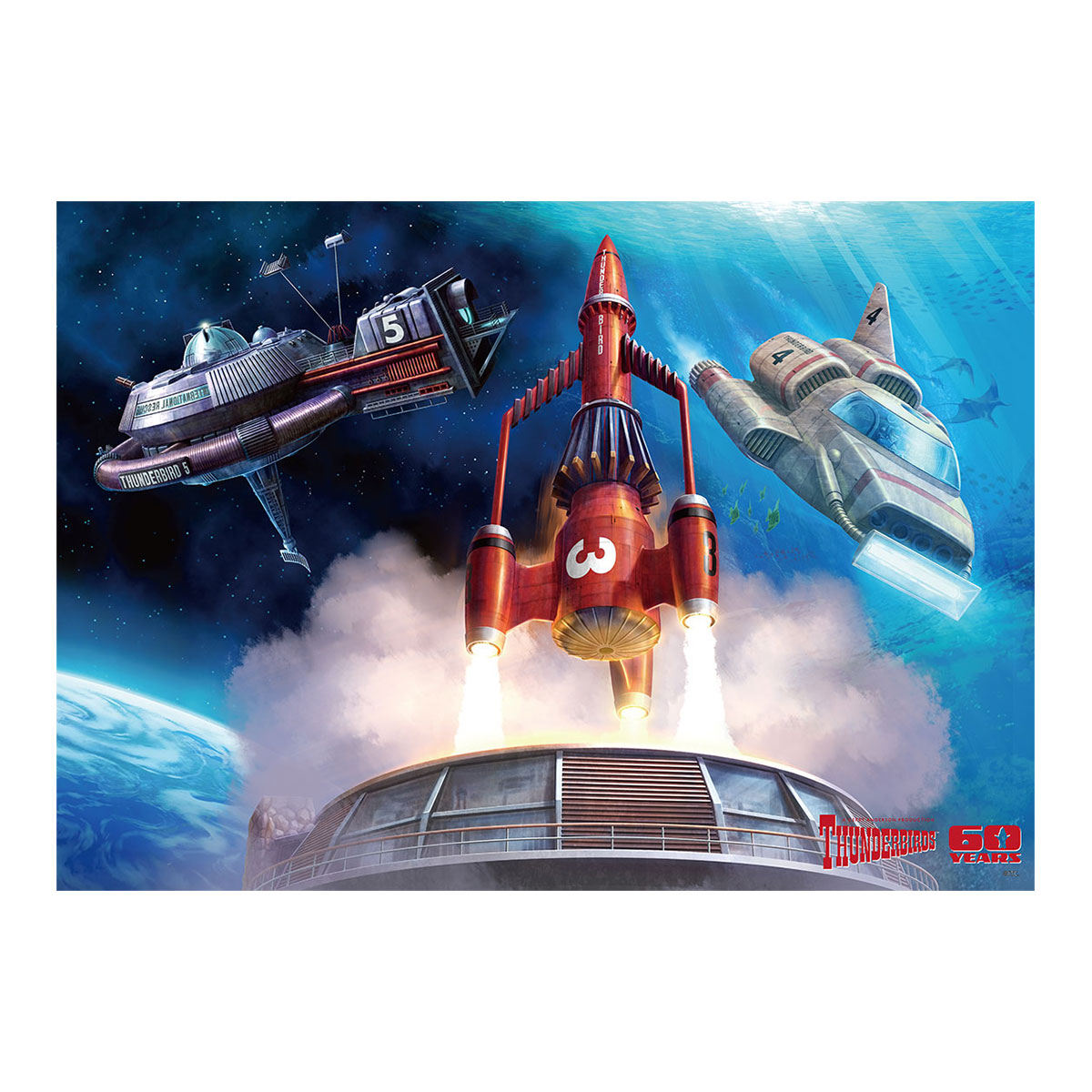【B2】 スペースチャンネル5 パート2 販促 非売品 ポスター キャラクターグッズ｜サンダーバード メカニックセレクションBOXアート