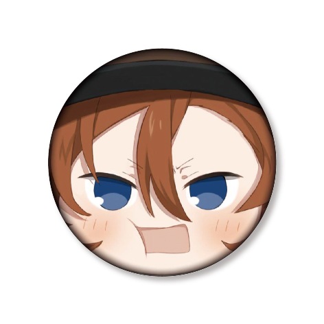 BellFine ベルファイン トレーディング　むにっとフェイス缶バッジ BOX / 文豪ストレイドッグス