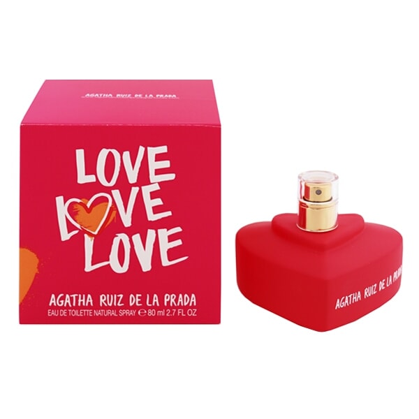 アガタ ルイス デ ラ プラダ ラブ ラブ ラブ EDT・SP 80ml
