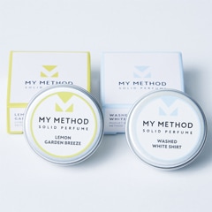 マイメソッド ソリッドパフューム 2種セット (レモン ガーデン ブリーズ＆ウォッシュド ホワイトシャツ) 12g×2 送料無料 MY METHOD SOLID PERFUME SET 