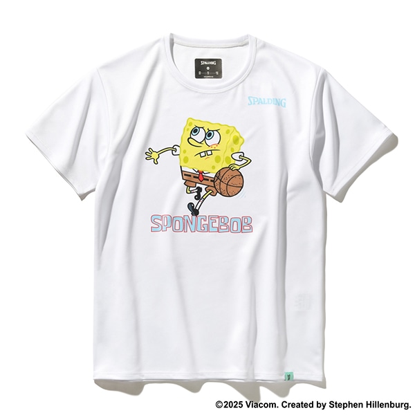 スポルディング ジュニア Tシャツ スポンジ・ボブ ドリブル [サイズ