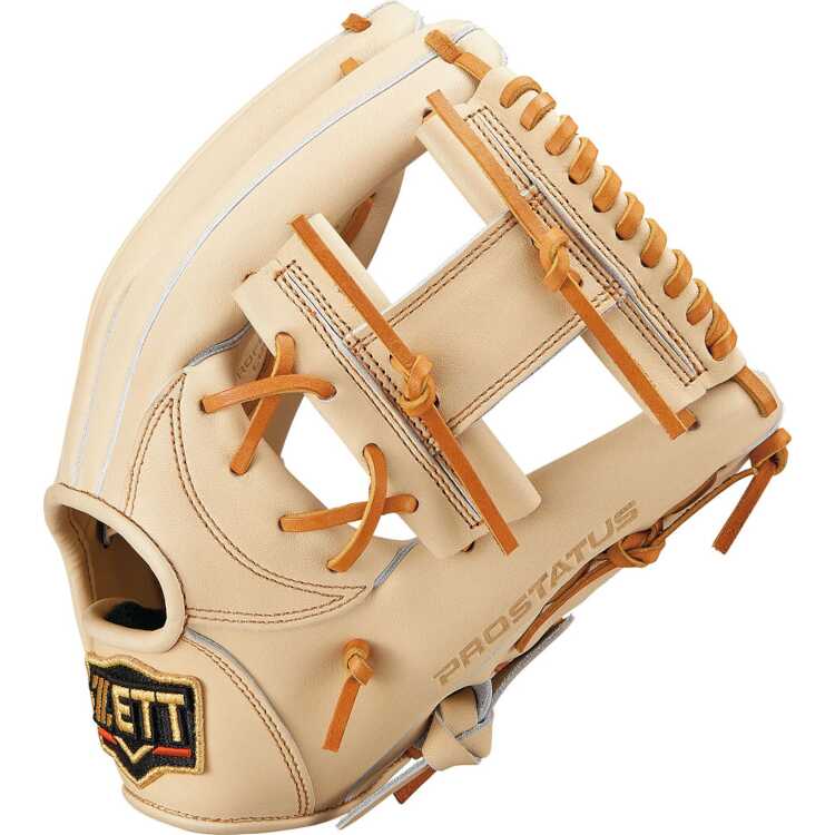 ゼット 軟式野球グラブ プロステイタス 二塁手 遊撃手用 [サイズ：LH