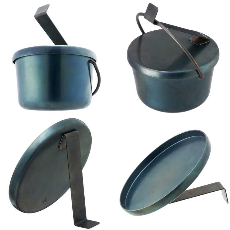 ロゴス ダッチオーブン 鉄の職人ダッチ [サイズ：約幅19×奥行17×高さ