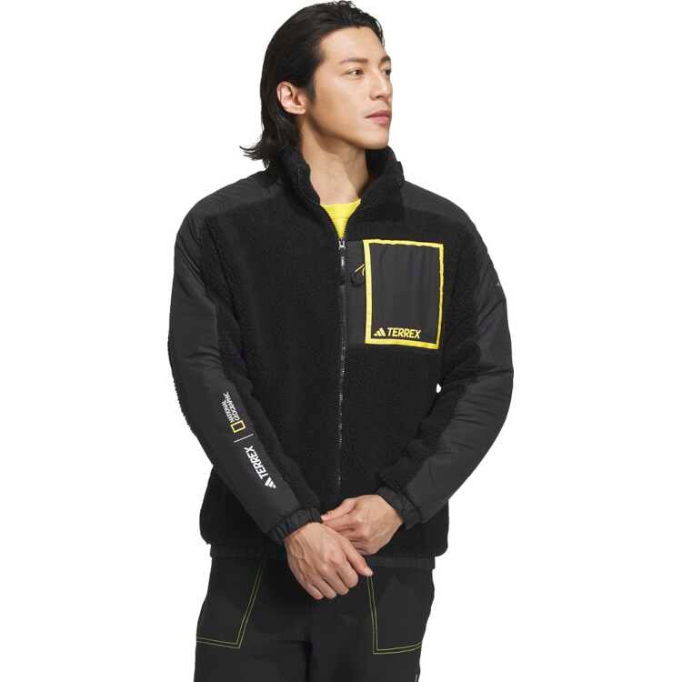 アディダス ナショナルジオグラフィック ハイパイル フリース