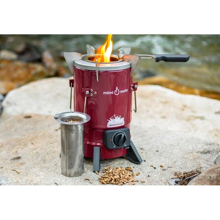新品未使用 ミミモト クック ストーブ スモークハウスプロダクツ　木質ペレット スモークハウスプロダクツ ミミモト ペレット クック ストーブ(純正