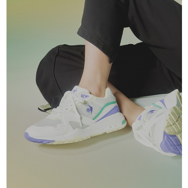 le coq sportif ルコックスポルティフ LCS R 806 レディーススニーカー QL1VJC05WL ホワイト/ラベンダー ルコックスポルティフ LCS R 806 レディース [サイズ：23.0cm] [カラー