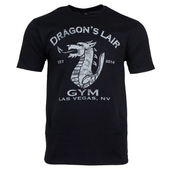 ƹ㤤դ꾦ʡDragon's Lair GymBlack Short Sleeve Shirt with Grey Digi Dragon's Lair Gym LogoT