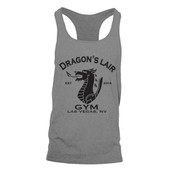 ƹ㤤դ꾦ʡDragon's Lair GymArctic Heather Stringer Tank with Black Dragon's Lair Gym Logoå󥯥ȥå