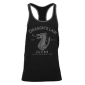 ƹ㤤դ꾦ʡDragon's Lair GymBlack & Grey Stringer Tank with Grey Dragon's Lair Gym Logoå󥯥ȥå