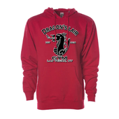 ���ƹ��㤤�դ����꾦�ʡ�Dragon's Lair Gym��Red Hoodie with Black & White Dragon's Lair Gym Logo�åա��ǥ�