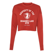 ���ƹ��㤤�դ����꾦�ʡ�Dragon's Lair Gym��Brick Red Crop Crewneck Pullover with Dragon's Lair Gym Logo�å�ǥ������ѡ�����
