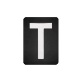 手芸時間 ステンシルシート 文字 アルファベット T kuroT まとめ買い 43種類　10*7.5