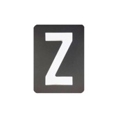 手芸時間 ステンシルシート 文字 アルファベット Z kuroZ まとめ買い 43種類　10*7.5