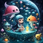 ダイヤモンドアート AHD デザインビーズ　ファンタジー 25×25cm