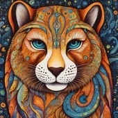 ダイヤモンドアート AHD デザインビーズ　クマ 25×25cm