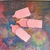 手芸時間オリジナルビーズトレー　ピンク