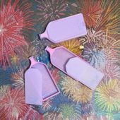 手芸時間オリジナルビーズトレー　半透明ピンク系