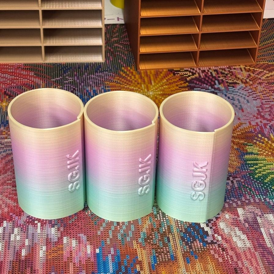 手芸時間オリジナル　ダイヤモンドアートホルダー 蓄光タイプ グラデーション 保存 ストッパー　留め具