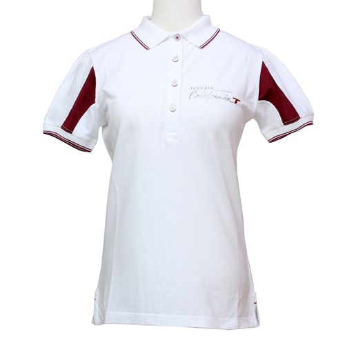 フェラーリ レディース カリフォルニア-T ポロ ホワイト/レッド