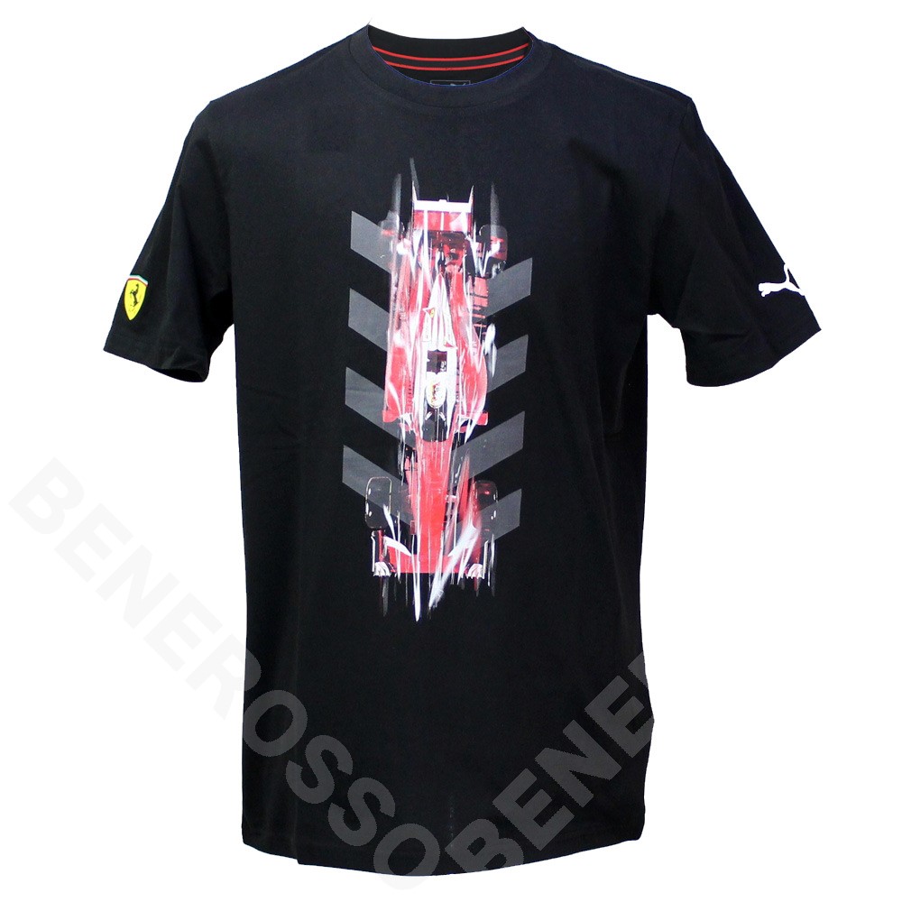 PUMA フェラーリ SF ナイトキャット グラフィック Tシャツ ブラック 762383-02 