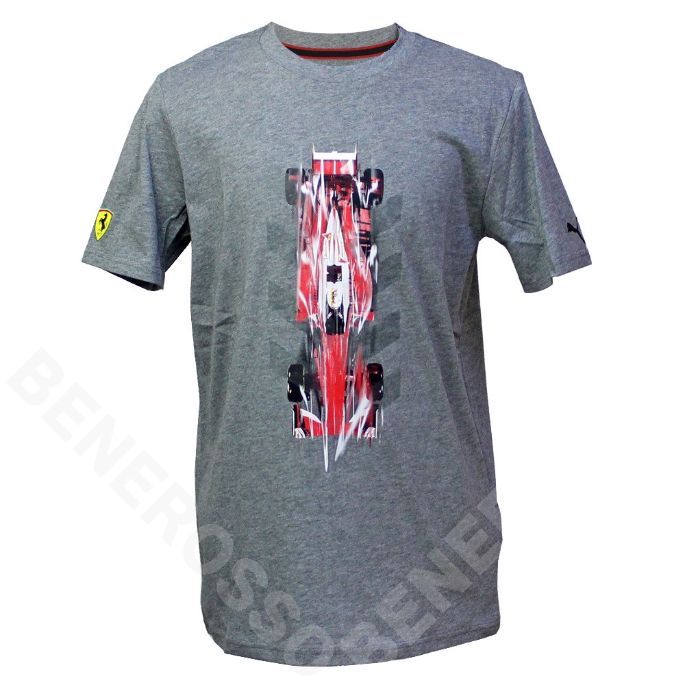 PUMA フェラーリ SF ナイトキャット グラフィック Tシャツ グレー 762383-03 