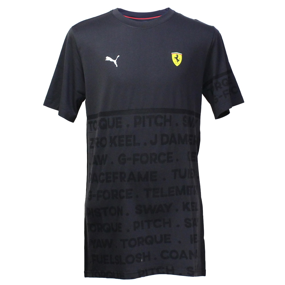 PUMA フェラーリ EVO Tシャツ ブラック 577833-02