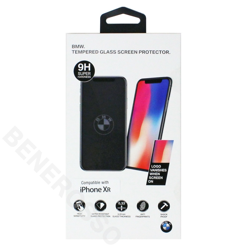 BMW iPhone XR 専用 硬度9H 液晶保護 フィルター BMTGMI61TR 
