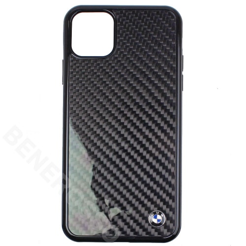 BMW iPhone11ProMax リアルカーボンファイバー ハードケース ブラック BMHCN65MBC 