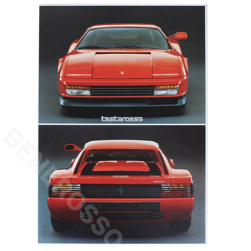 フェラーリ 1984 オリジナル プレス用カタログ ヨーロッパ版 初版 Testarossa 326/84【返品・交換対象外】