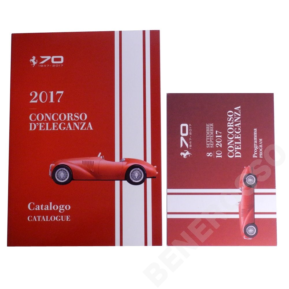 フェラーリ 70周年記念式典 カタログ CONCORSO D'ELEGANZA【返品・交換対象外】