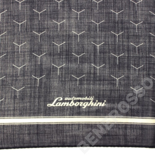 ランボルギーニ Yパターン ウール スカーフ ネイビー 9011105WWU001