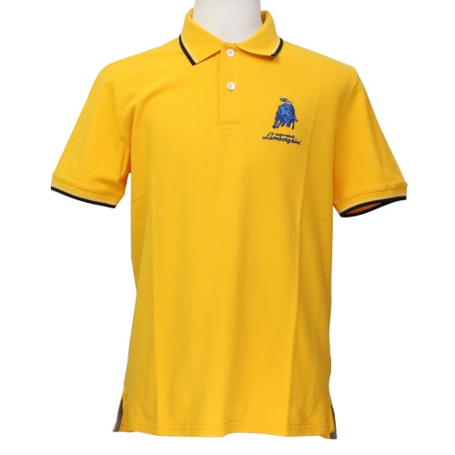 ランボルギーニ メンズ Bull ピケ ポロシャツ Sun（イエロー）9009557CCY033 