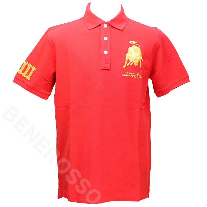 ランボルギーニ メンズ BullLXIII ポロ レッド 9009559CCR052