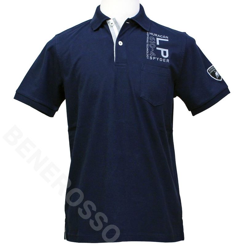 ランボルギーニ メンズ ウラカン スパイダー LP610-4 ポロ ダークネイビー 9011542CCU001 