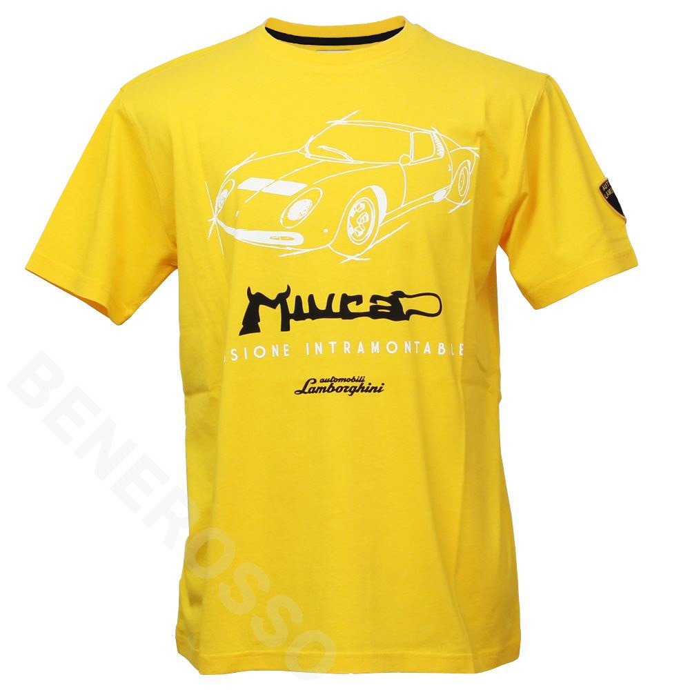 ランボルギーニ メンズ Miura Passione Tシャツ イエロー 9011130CCY034